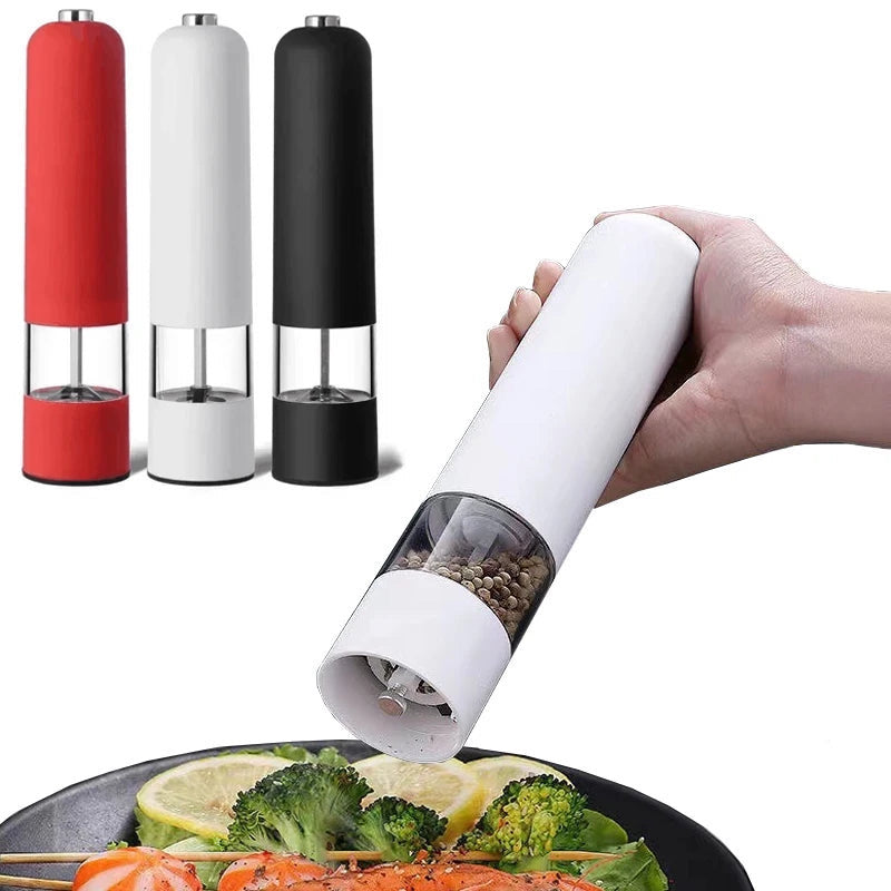 Molino Eléctrico Automático para Pimienta y Sal con Luz LED