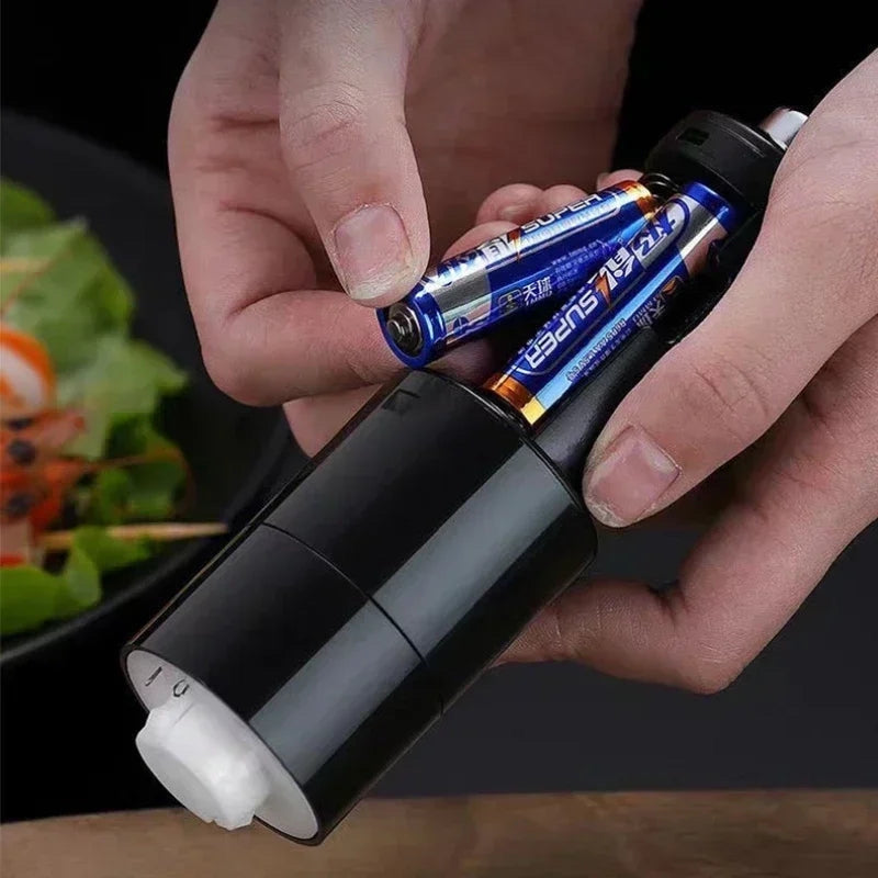 Molino Eléctrico Automático para Pimienta y Sal con Luz LED